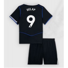 Chelsea Liam Delap #9 Tredjeställ Barn 2025-26 Korta ärmar (+ Korta byxor)